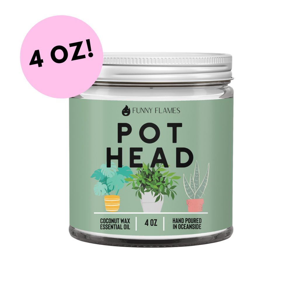 Pot Head Candle