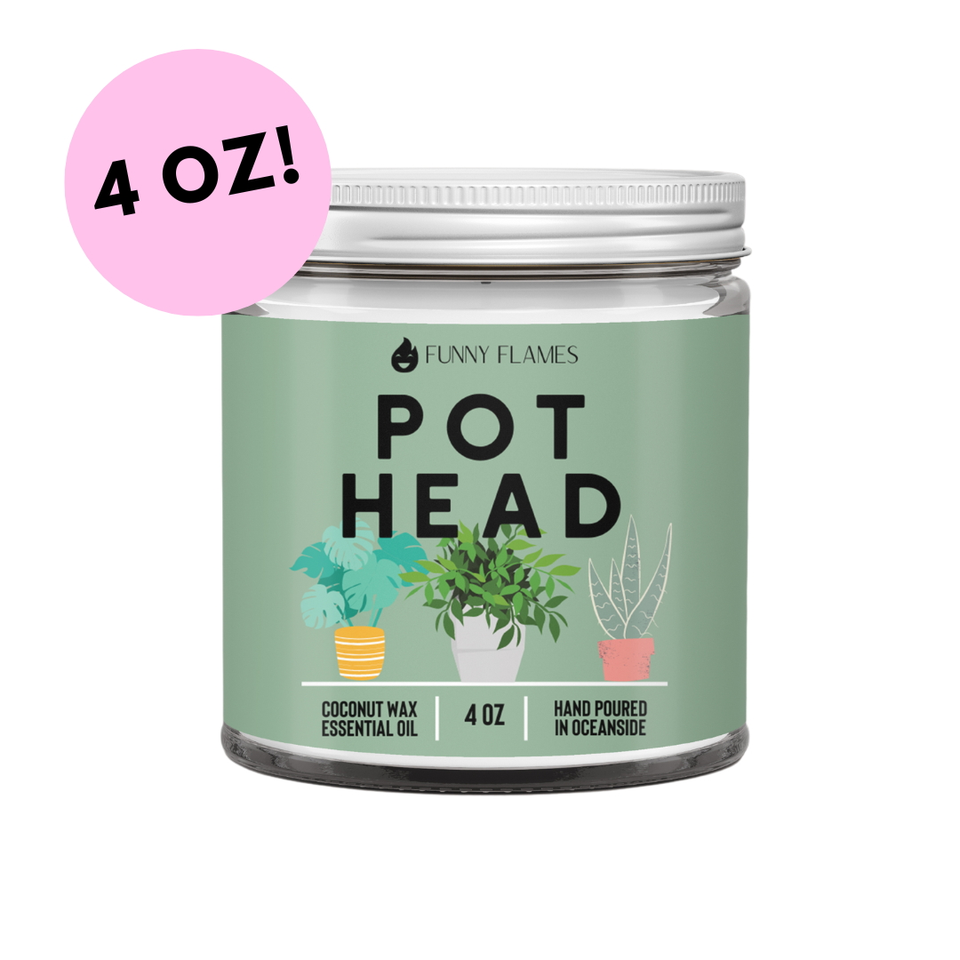 Pot Head Candle
