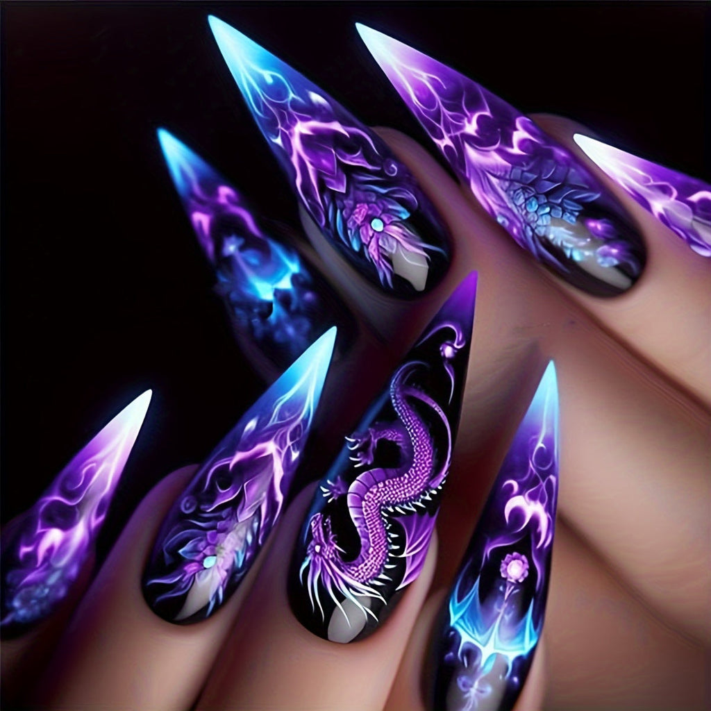 Almond Press-On Nails