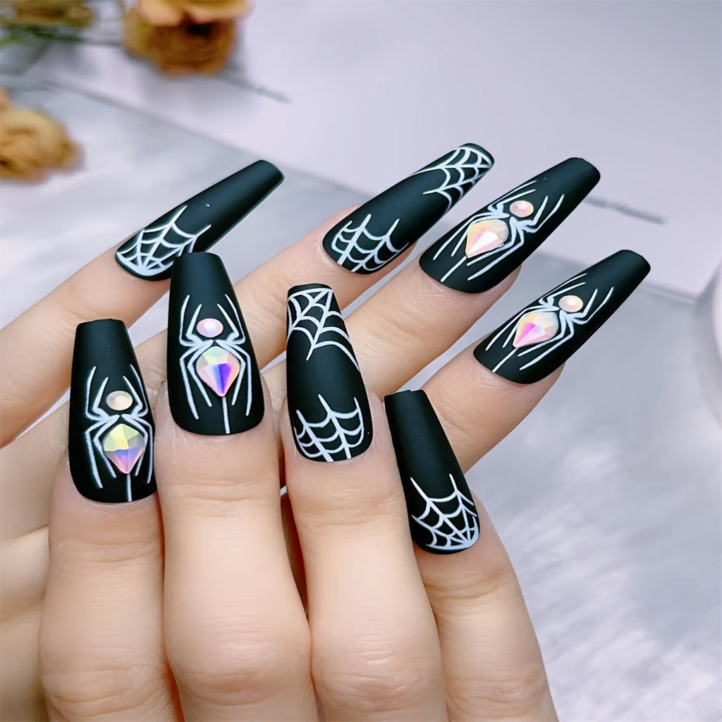 Black Matte Press-On Nails