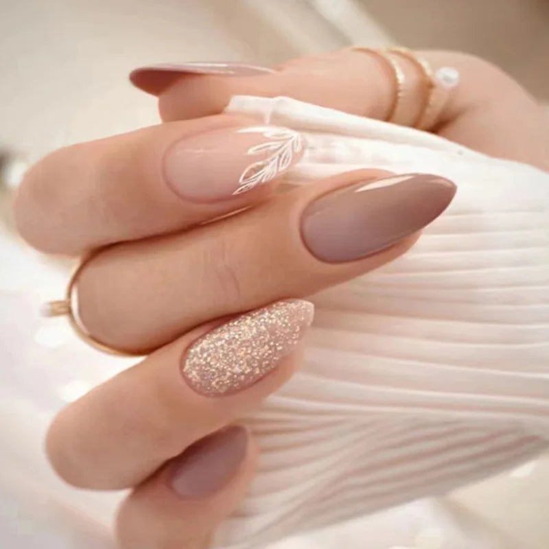 Chic Almond Press-On Nails