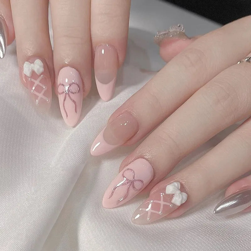 Chic Almond Press-On Nails