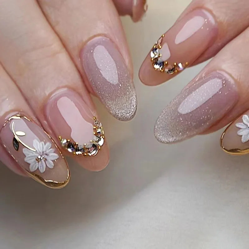 Chic Almond Press-On Nails