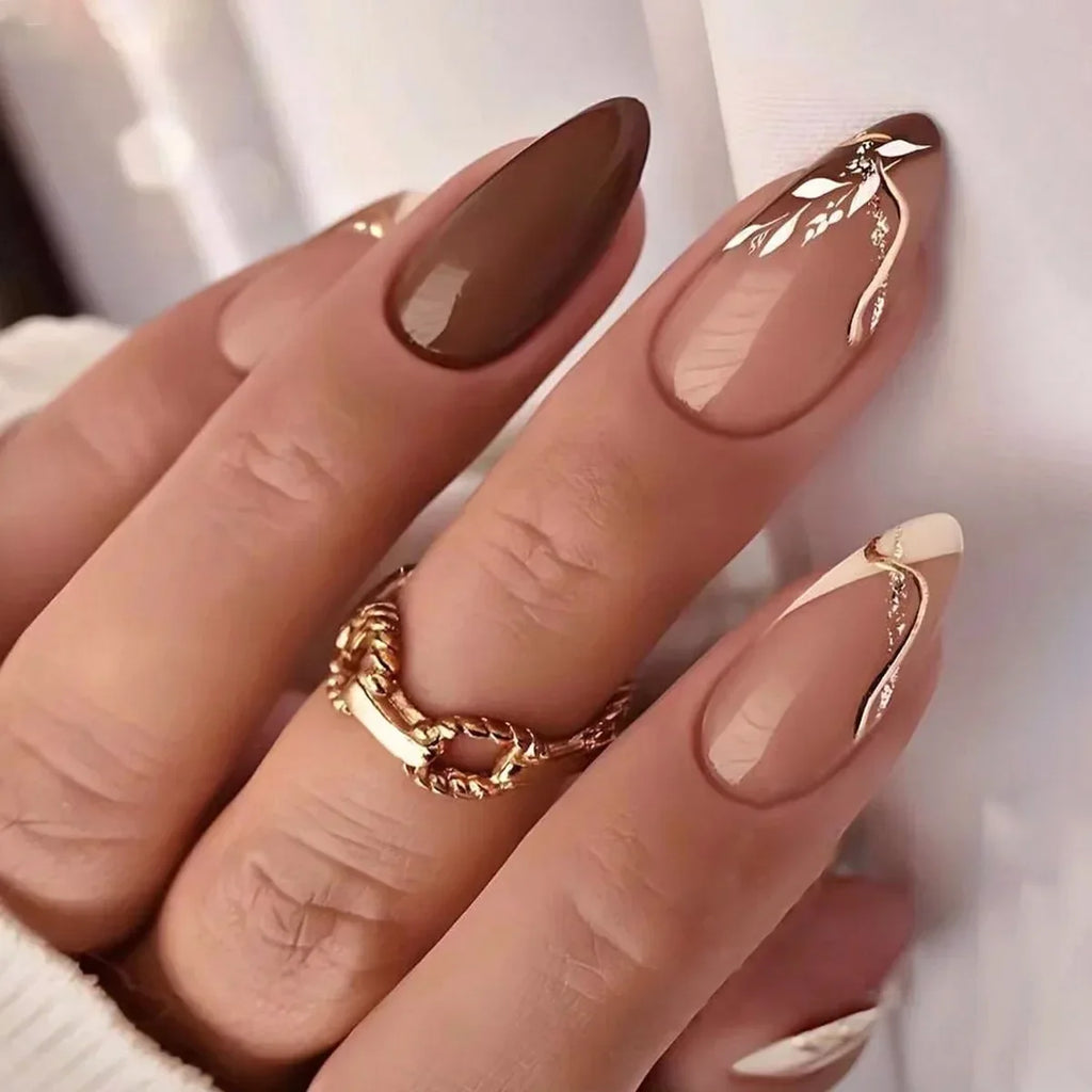 Chic Almond Press-On Nails