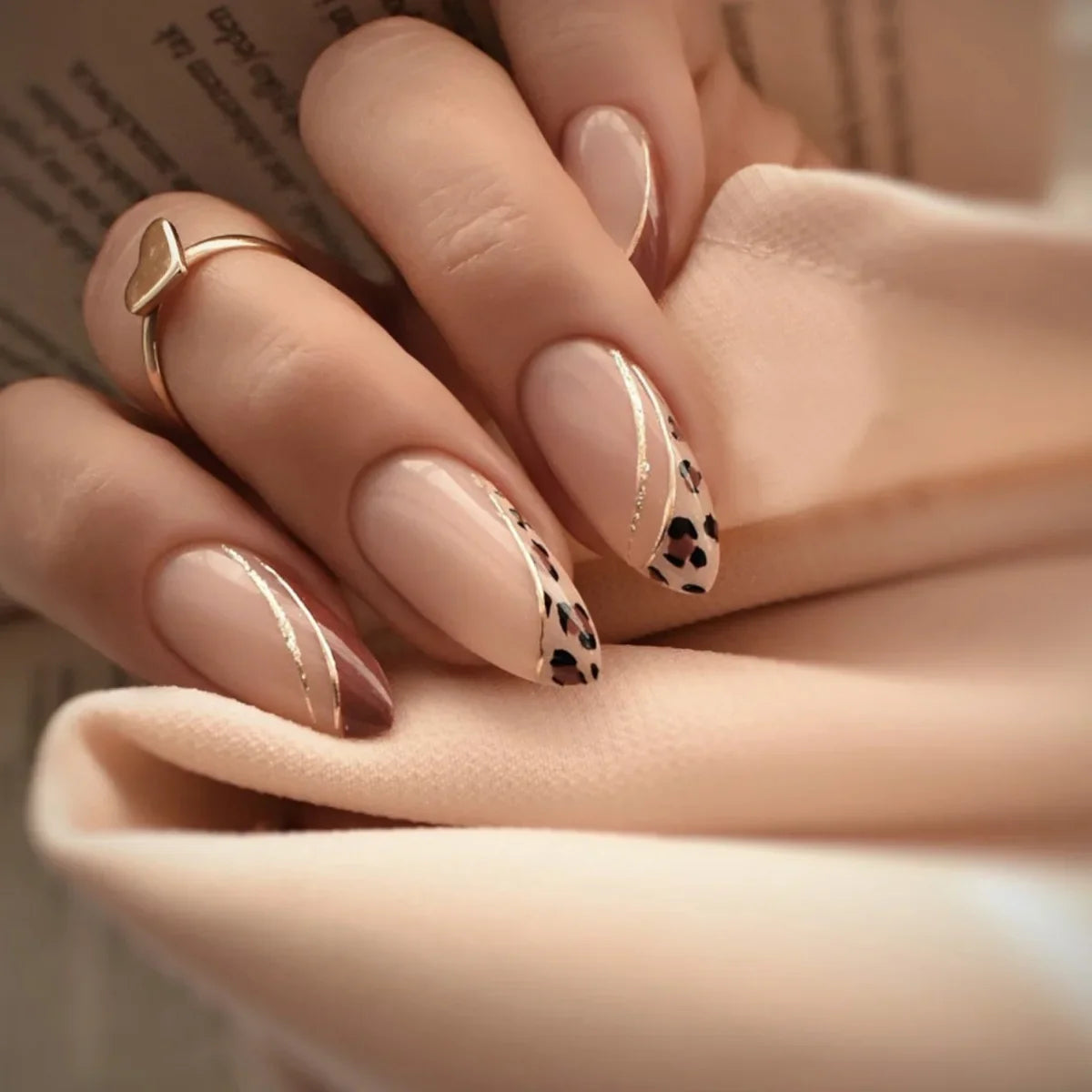 Chic Almond Press-On Nails