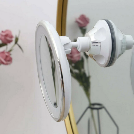 10X Magnifying LED Lighted Makeup Vanity Mirror