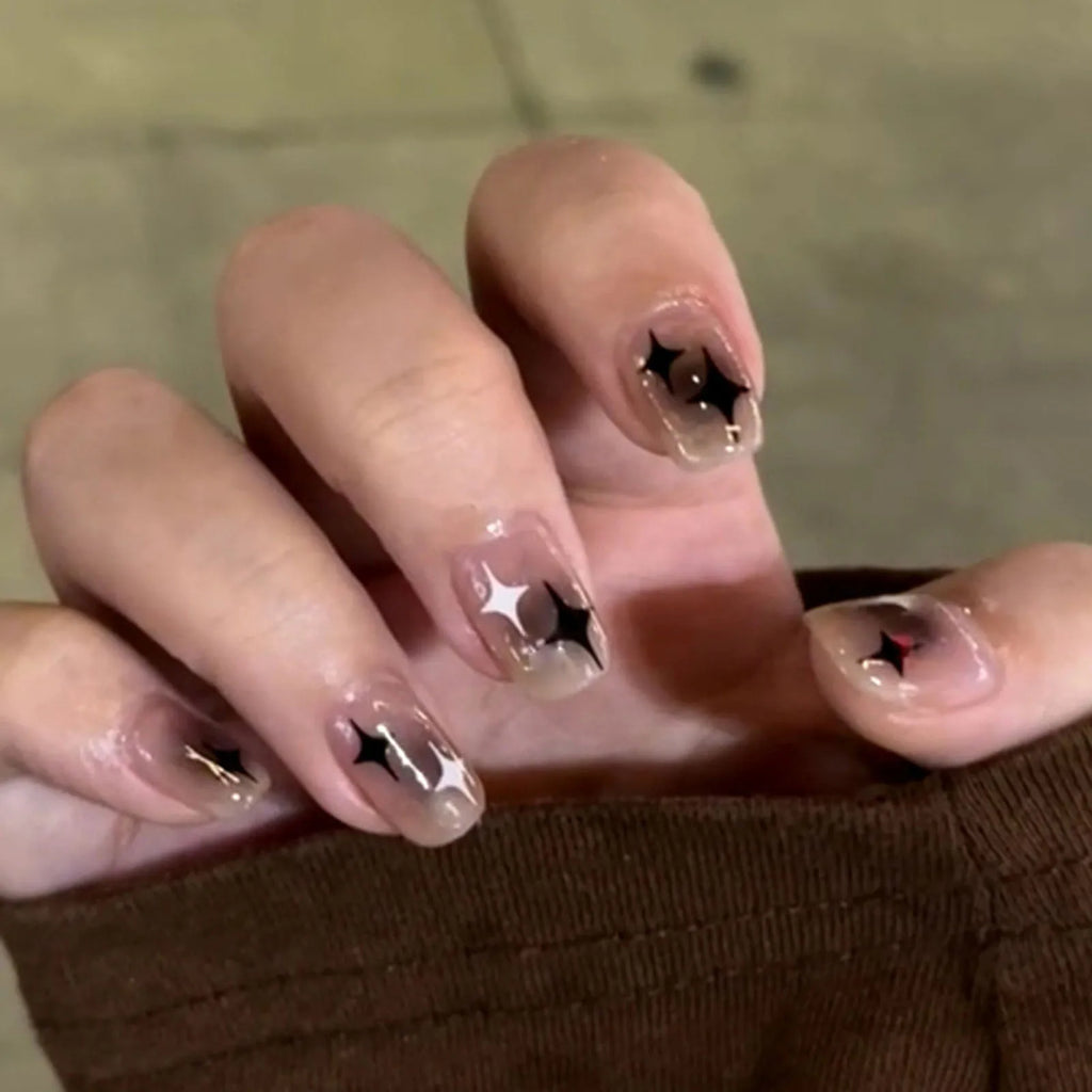 Y2K Star Press on Nails