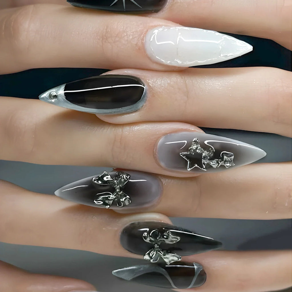 Y2K Star Press on Nails