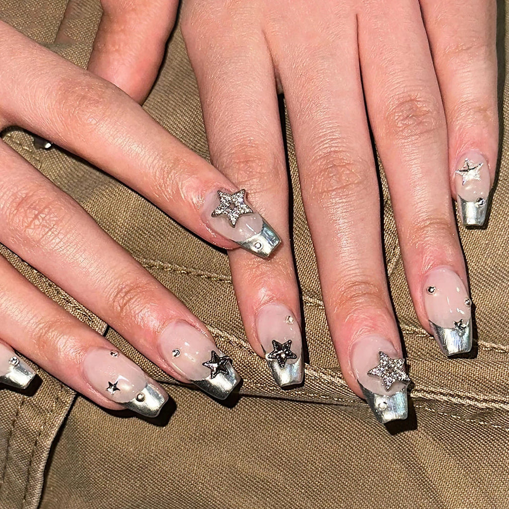 Y2K Star Press on Nails