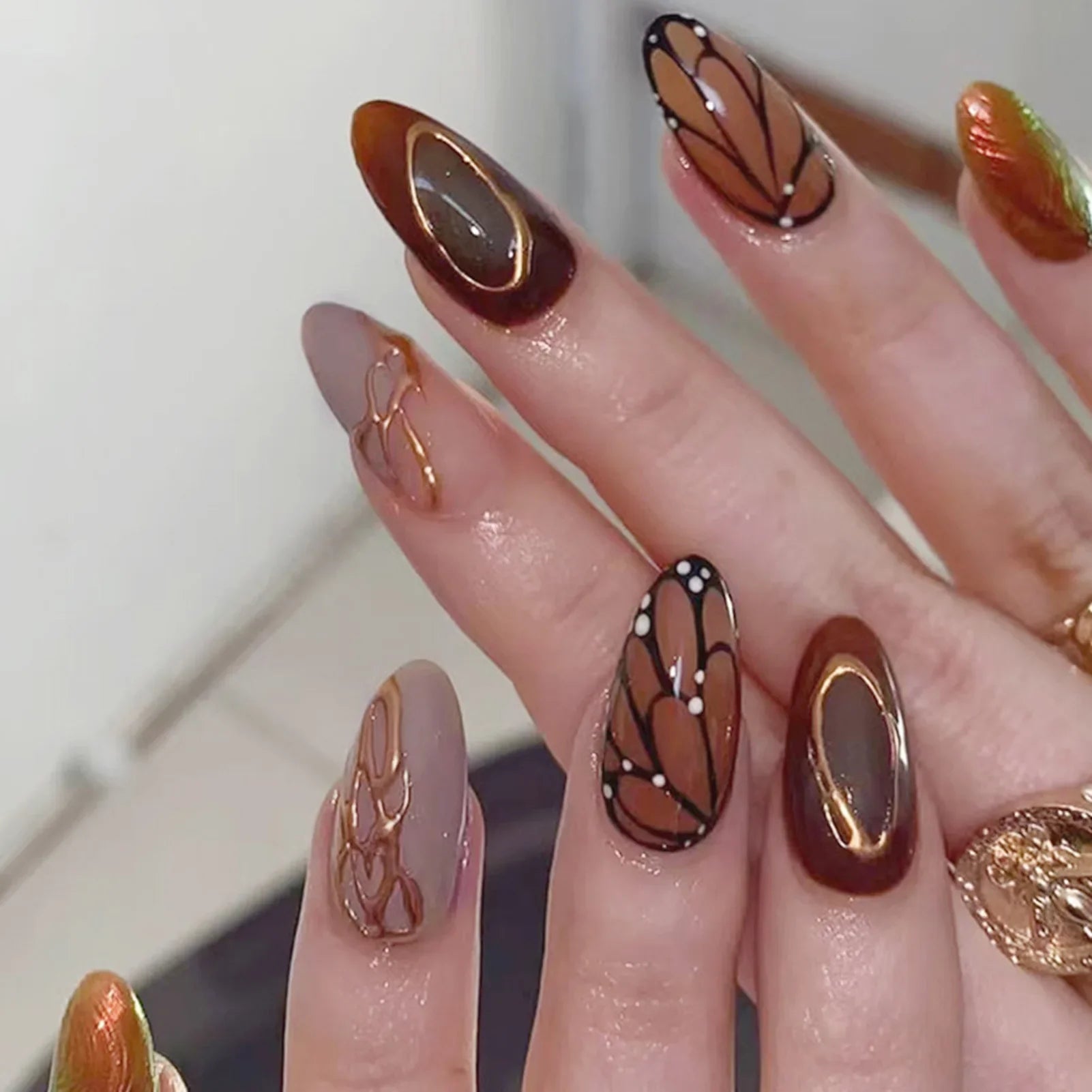 Y2K Star Press on Nails