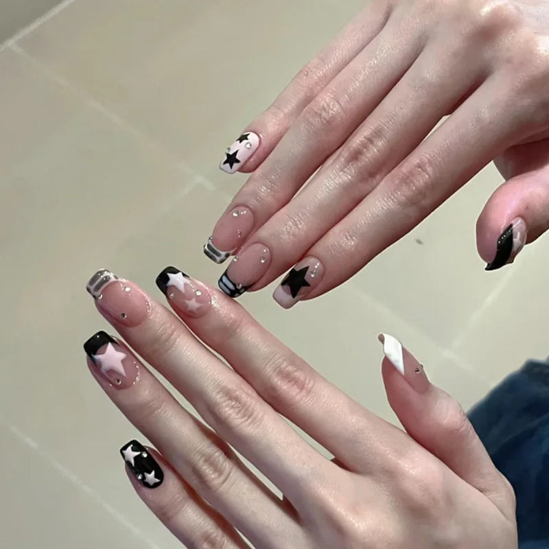 Y2K Star Press on Nails