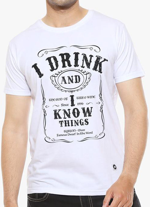 I Drink and I know Things  Men's T Shirt