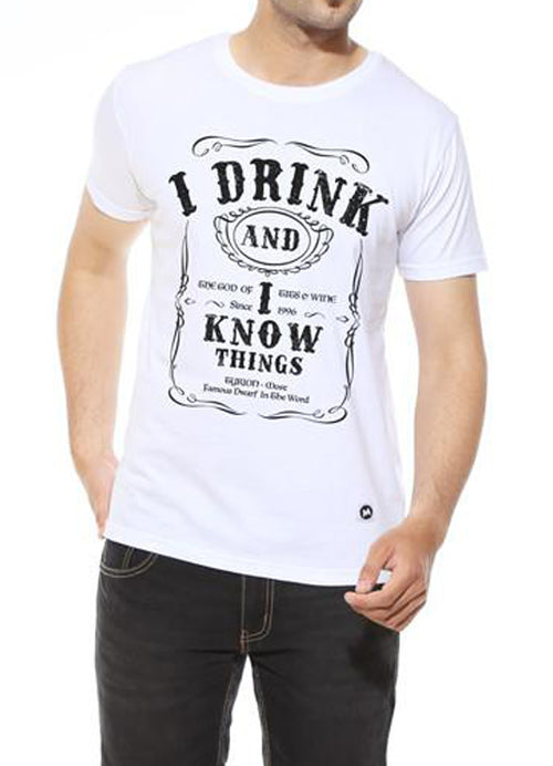 I Drink and I know Things  Men's T Shirt